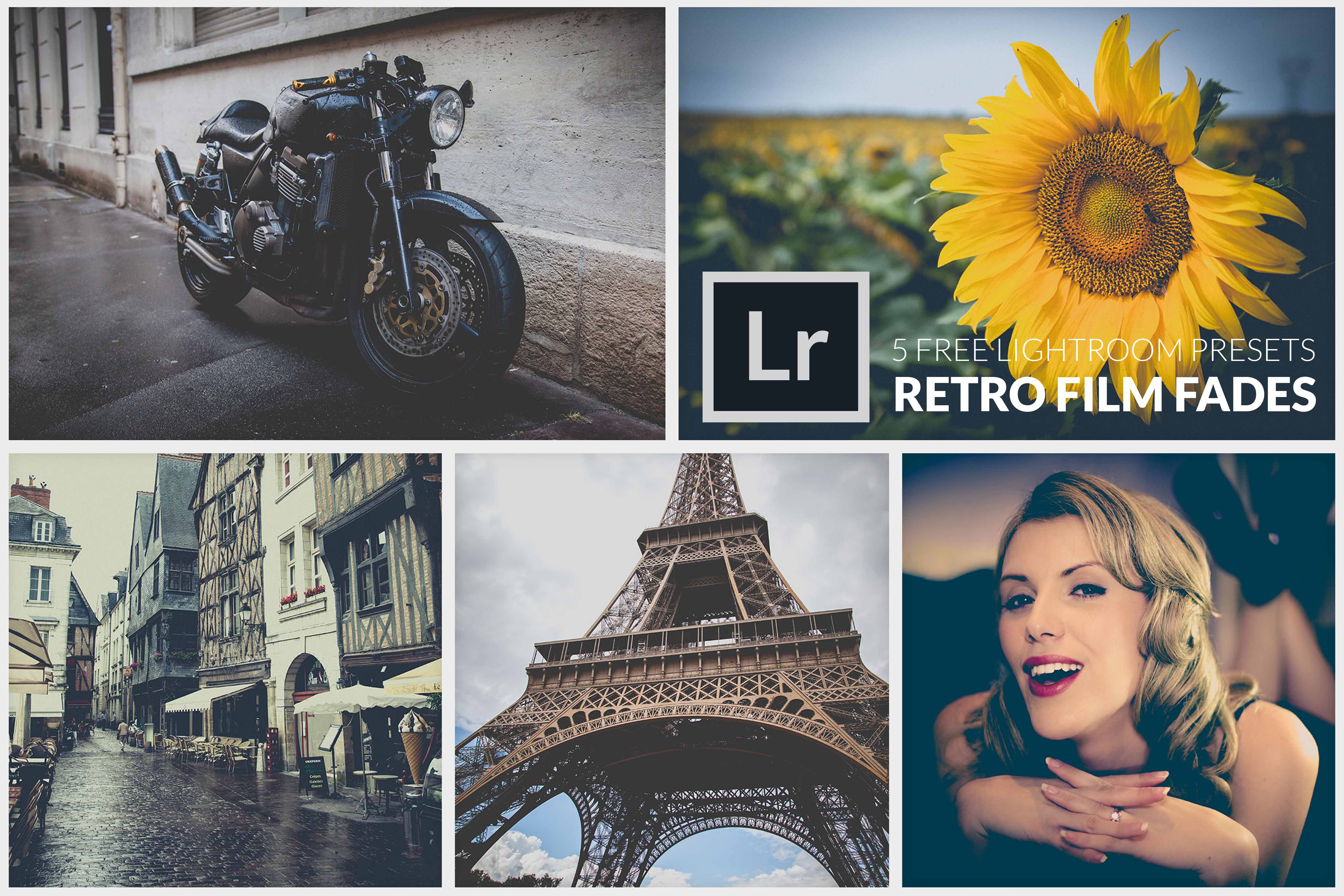 5 FREE RETRO FILM FADES Lightroom Presets