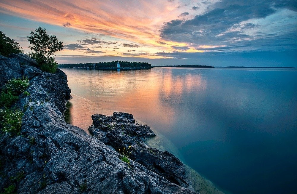 Creative Edit Lighthouse Sunset - Tim Martin