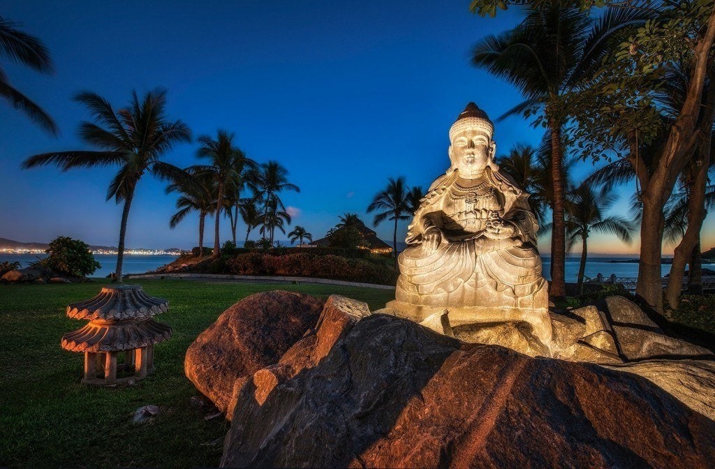 Creative Edit: Buddha at Night - Tim Martin