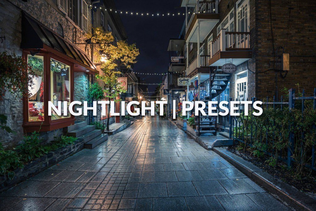 Nightlight Lightroom Presets by Presetspro