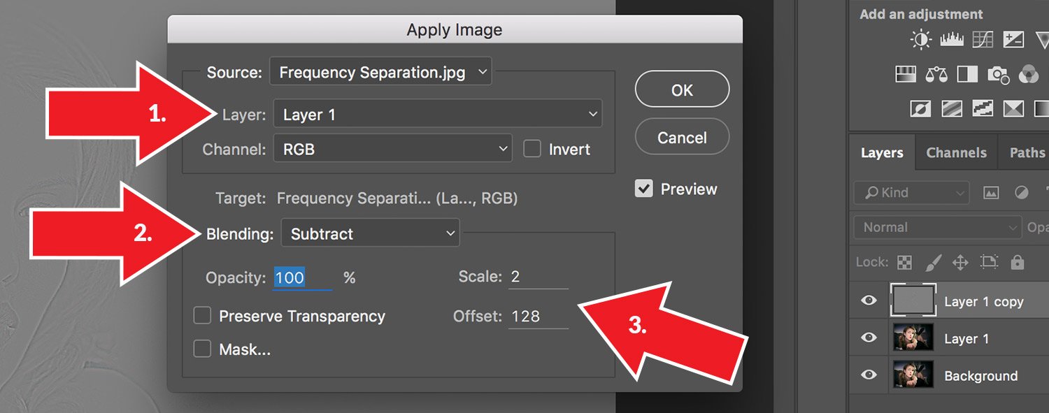 How To Create Frequency Separation Layers in Photoshop