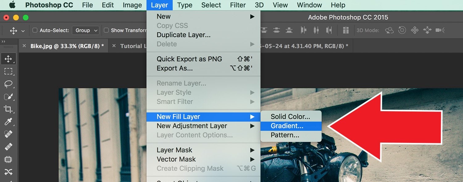 How to Make Vintage Light Leaks in Photoshop Step One