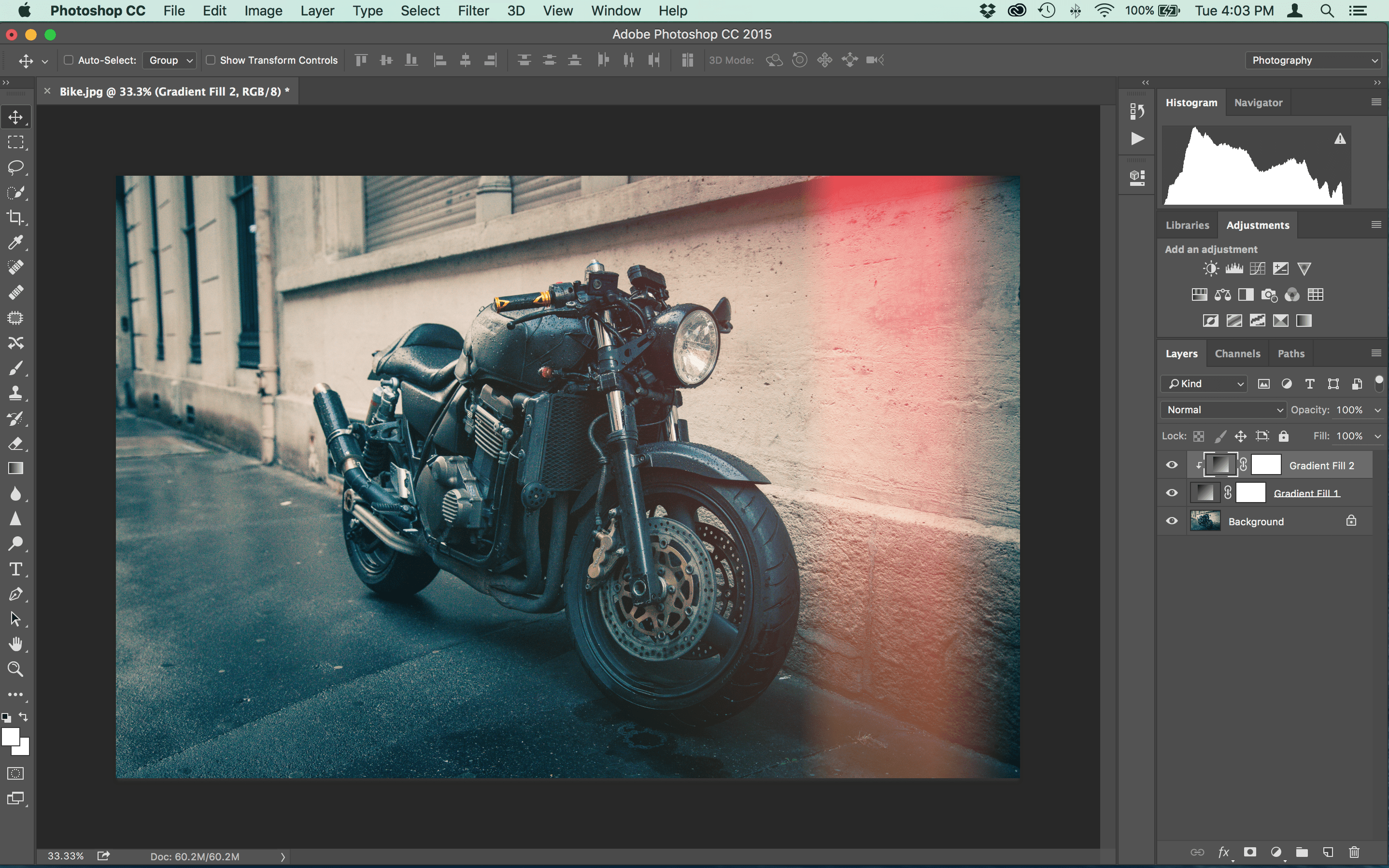 How to Make Vintage Light Leaks in Photoshop Step Ten