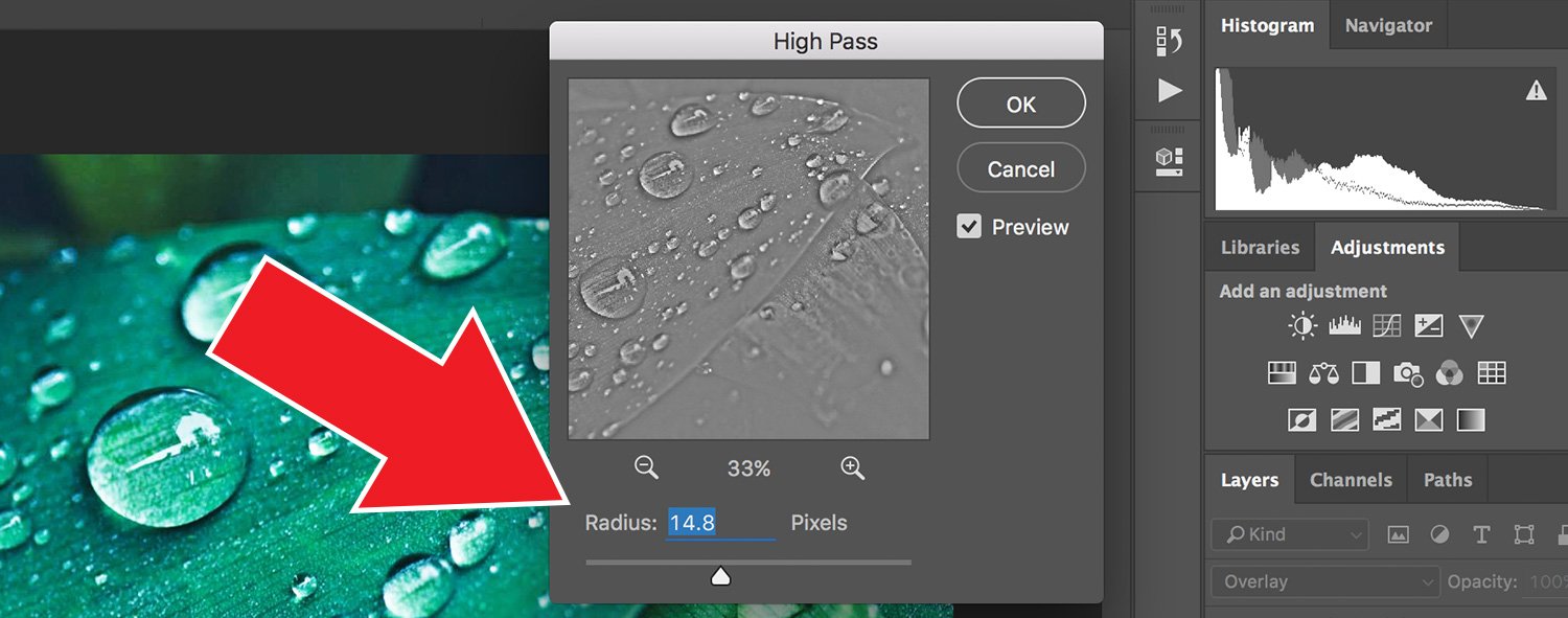 How to Sharpen Images with a High Pass Filter in Photoshop