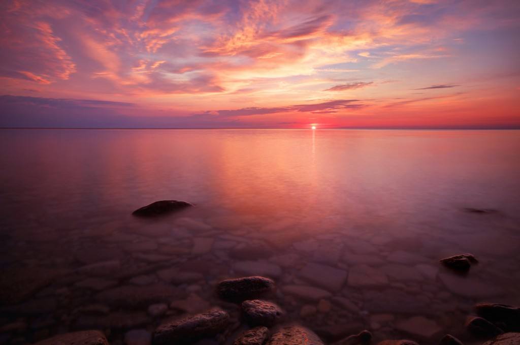 Blending Light HDR Photography Colourful Sunrise