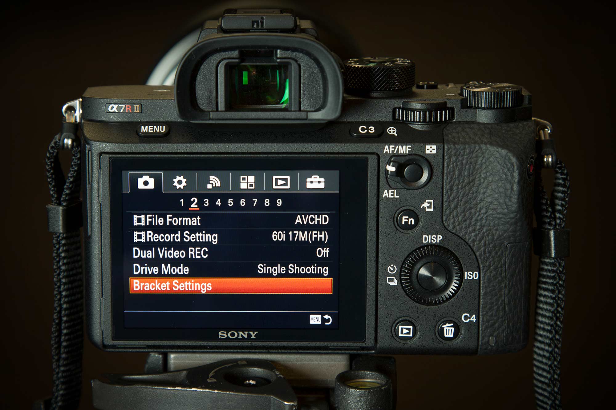 No Wireless Remote Set Timer for Image Bracketing