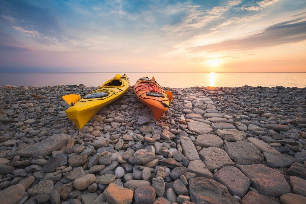 HDR-Photography-Rocky-Shore-Sunrise