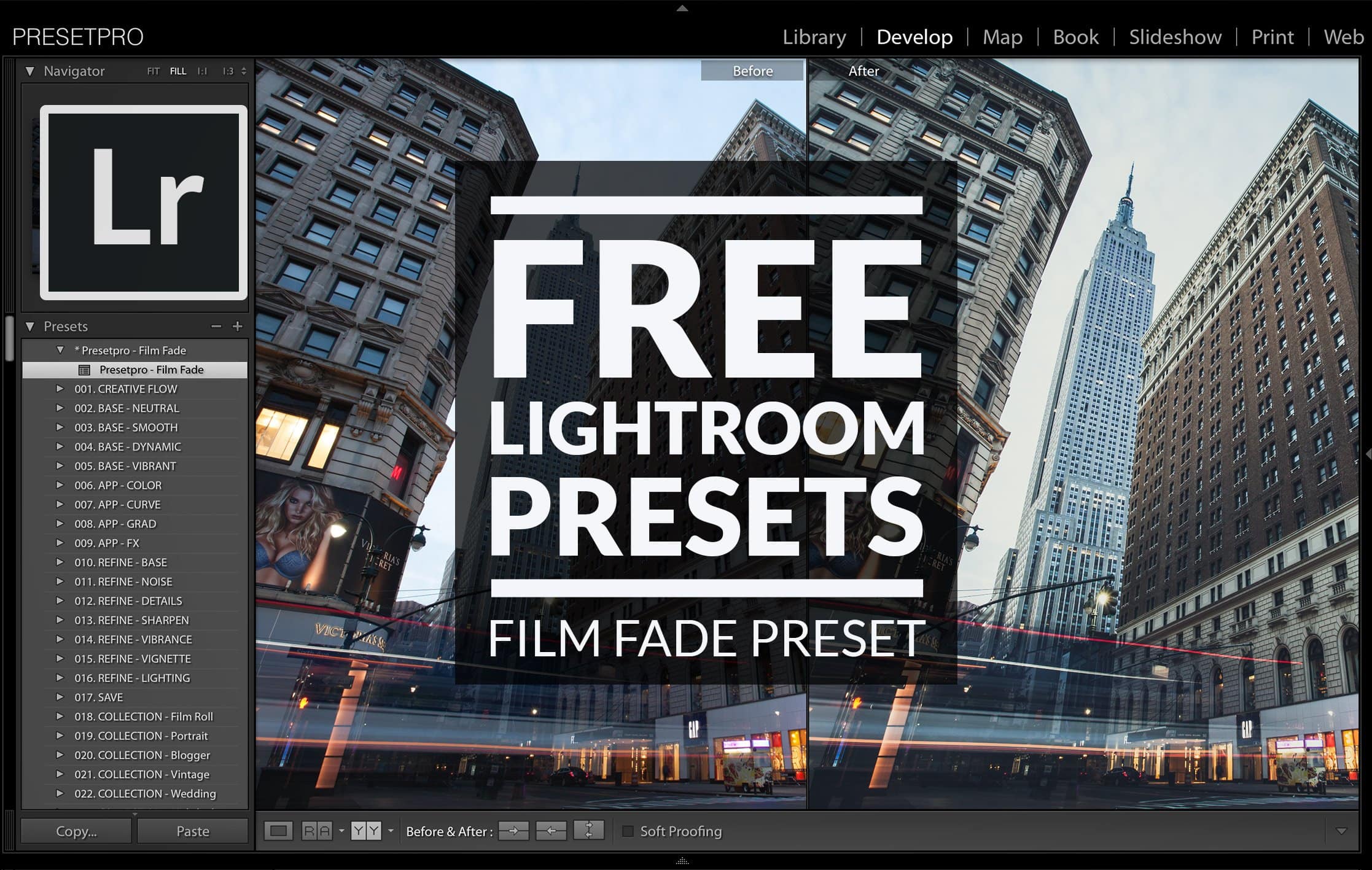 Presetpro Free Lightroom Preset Film Fade