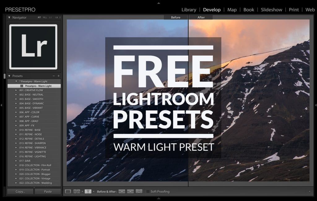 Free Lightroom Preset Warm Light