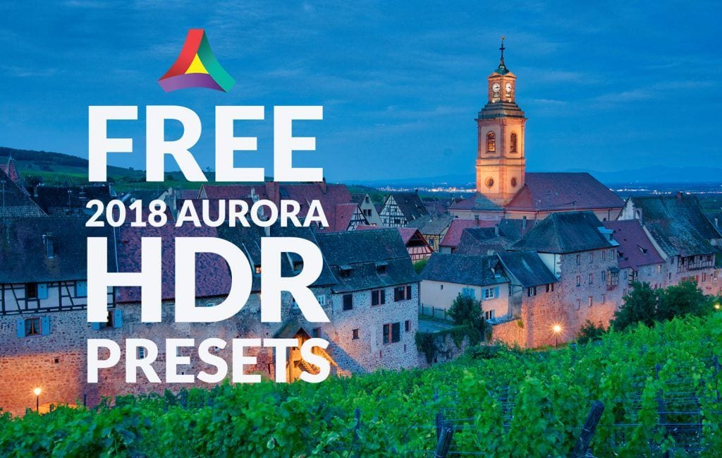 Free 2018 Aurora HDR Presets by Presetpro Cover