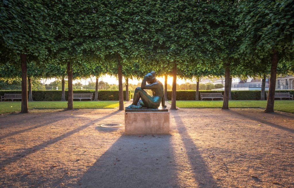 HDR-Photography-Garden-Sunset-in-Paris Presetpro.com