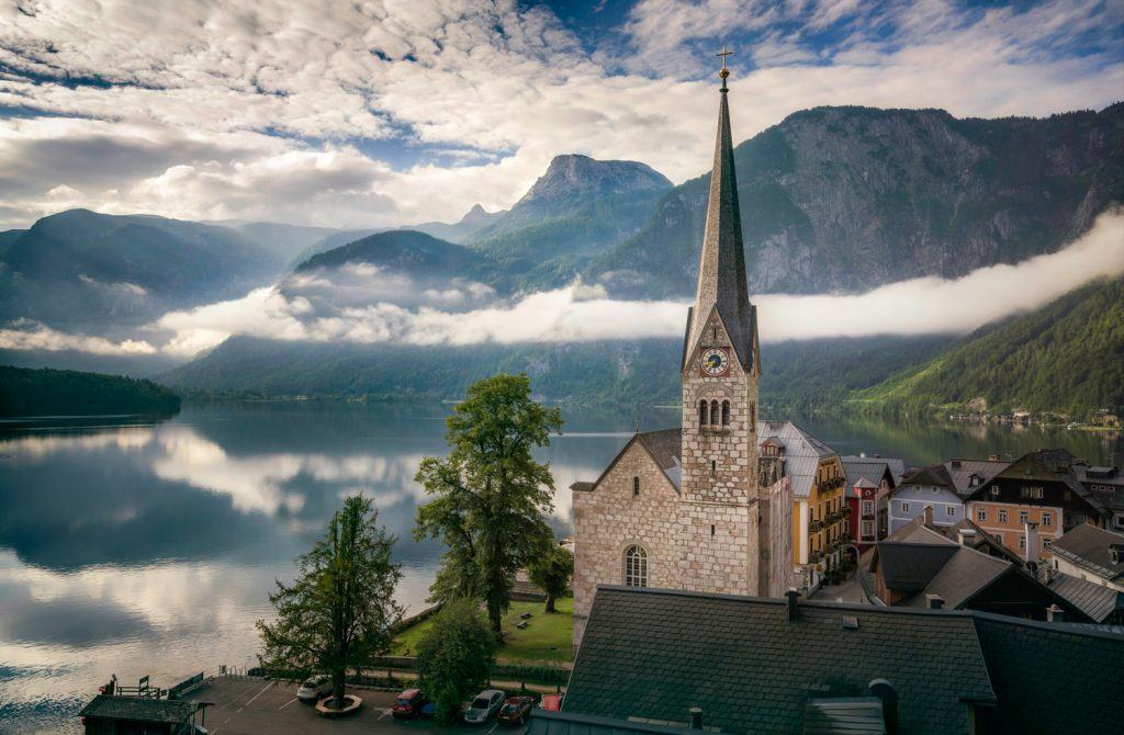 HDR-Photography-Misty Morning in Hallstatt Austria Presetpro