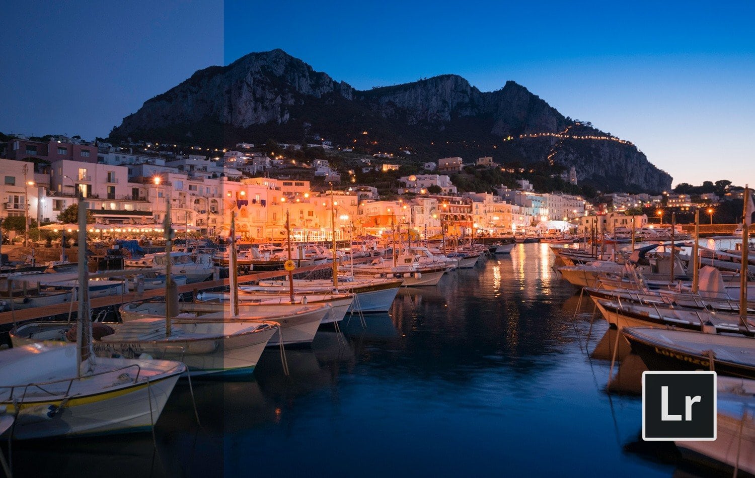 Free-Lightroom-Preset-Capri-Night-Before-and-After