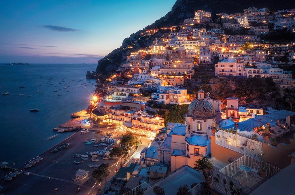 Nightscape Photography Magical Lights in Positano Presetpro.com