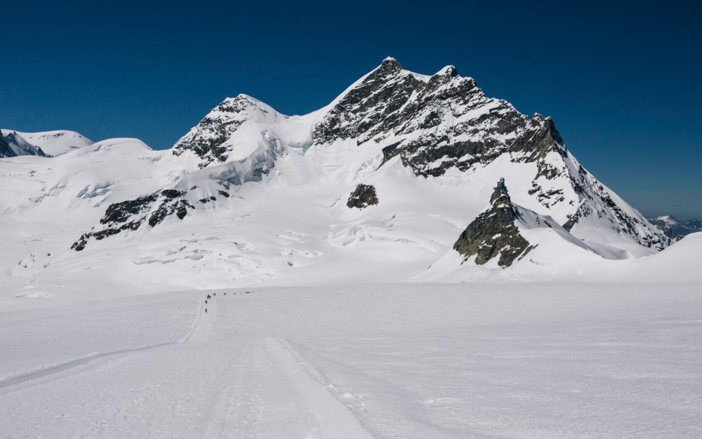 Film Emulation - Mountaineering in the Swiss Alps Switzerland