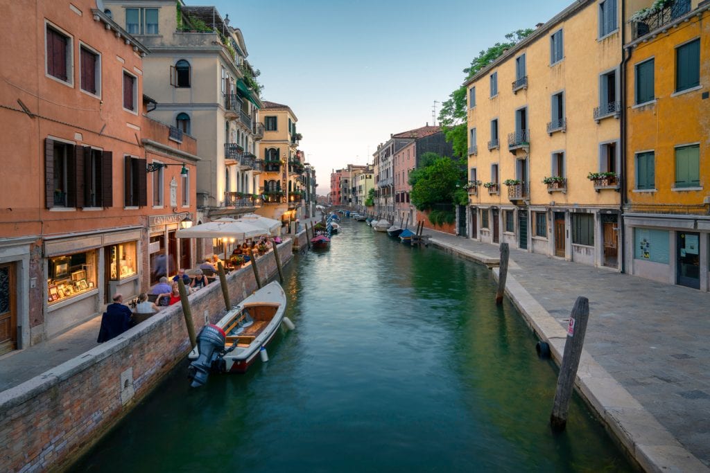 HDR Photography | Canal in Venice Italy - Creative Flow Lightroom Presets and Profiles