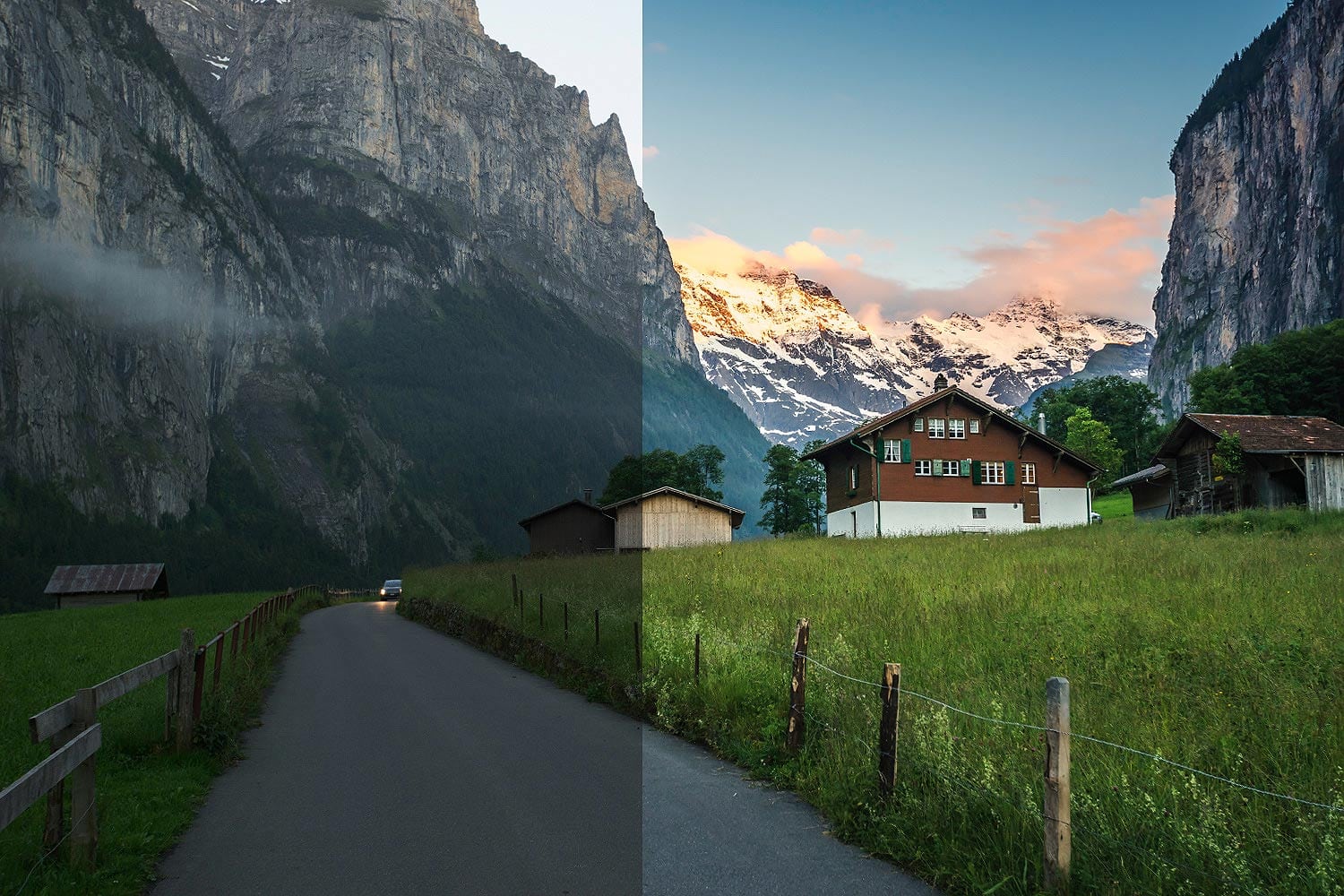 Beautiful-Lightroom-Presets-and-Profiles-Swiss-Road-Before-and-After-Presetpro.com