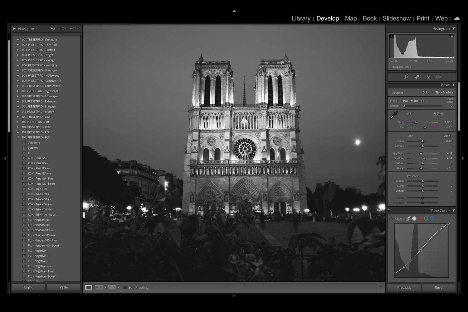 Cathédrale Notre-Dame de Paris - Black and White Photography Video