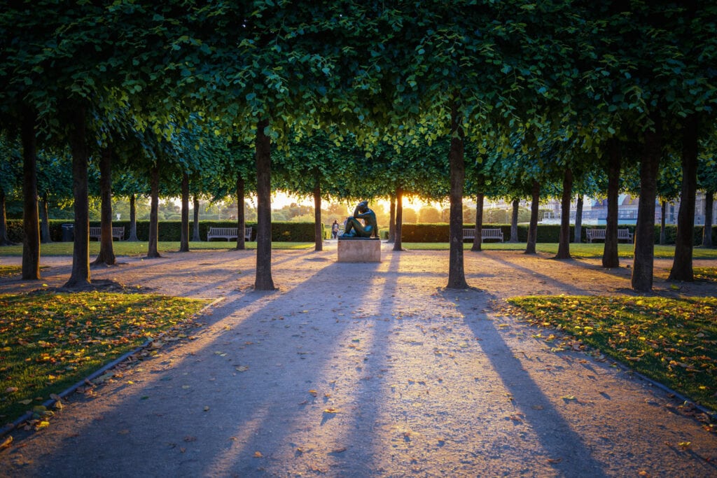 The Louvre: Beautiful Gardens and a Great Spot for Sunset Photos