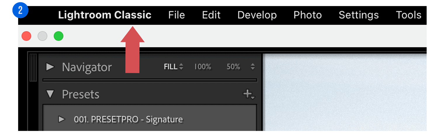 Step 2. How to install presets into Lightroom Classic Pro Presetpro