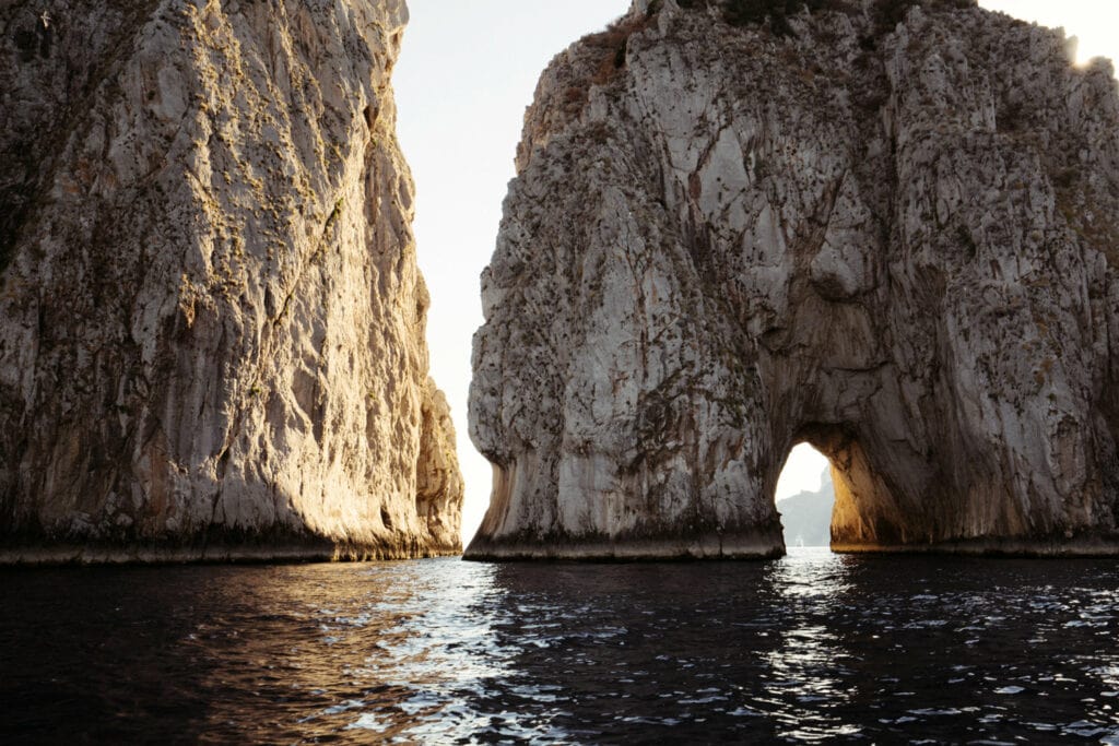 The Island of Capri at Sunset Presetpro