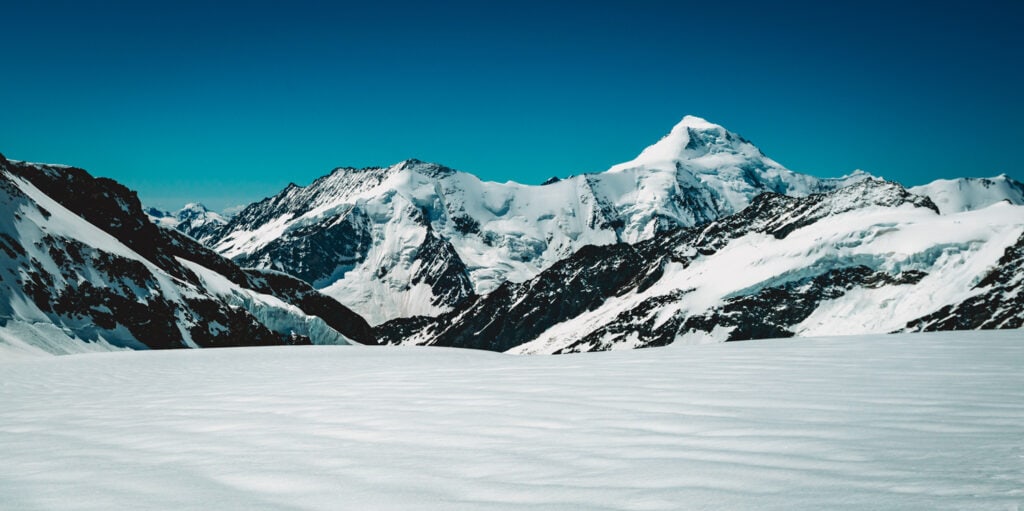 Panoramic View of Swiss Alps