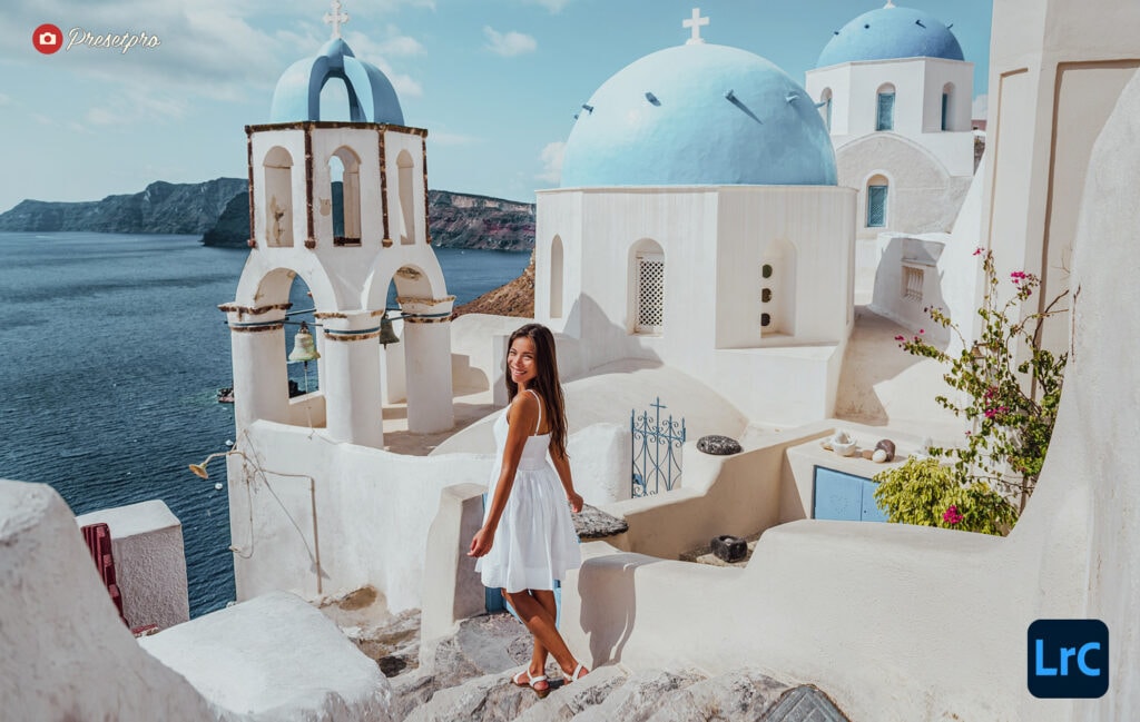 The Ultimate FREE Lightroom Preset Collection Santorini