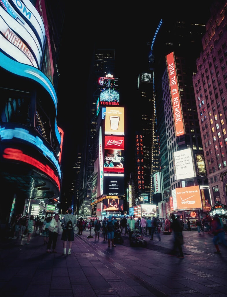 Times Square at Night NYC