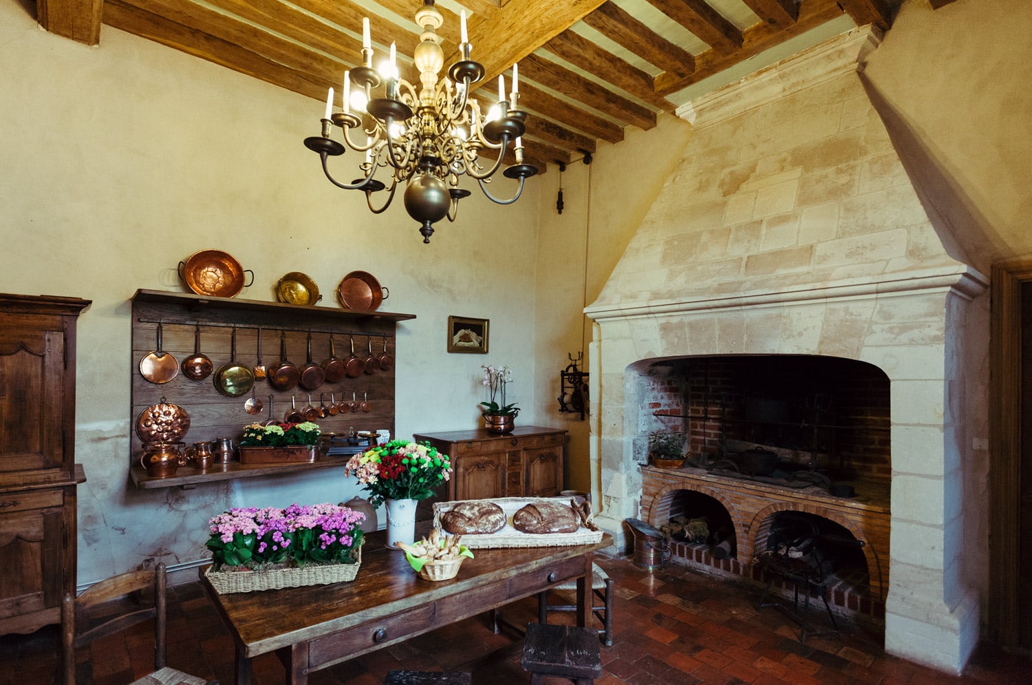 Chateau de Villandry in France Interior