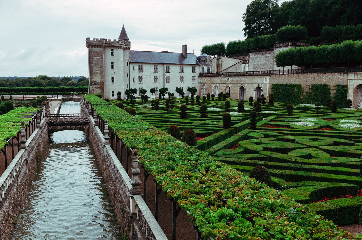 Chateau de Villandry in France Main Garden