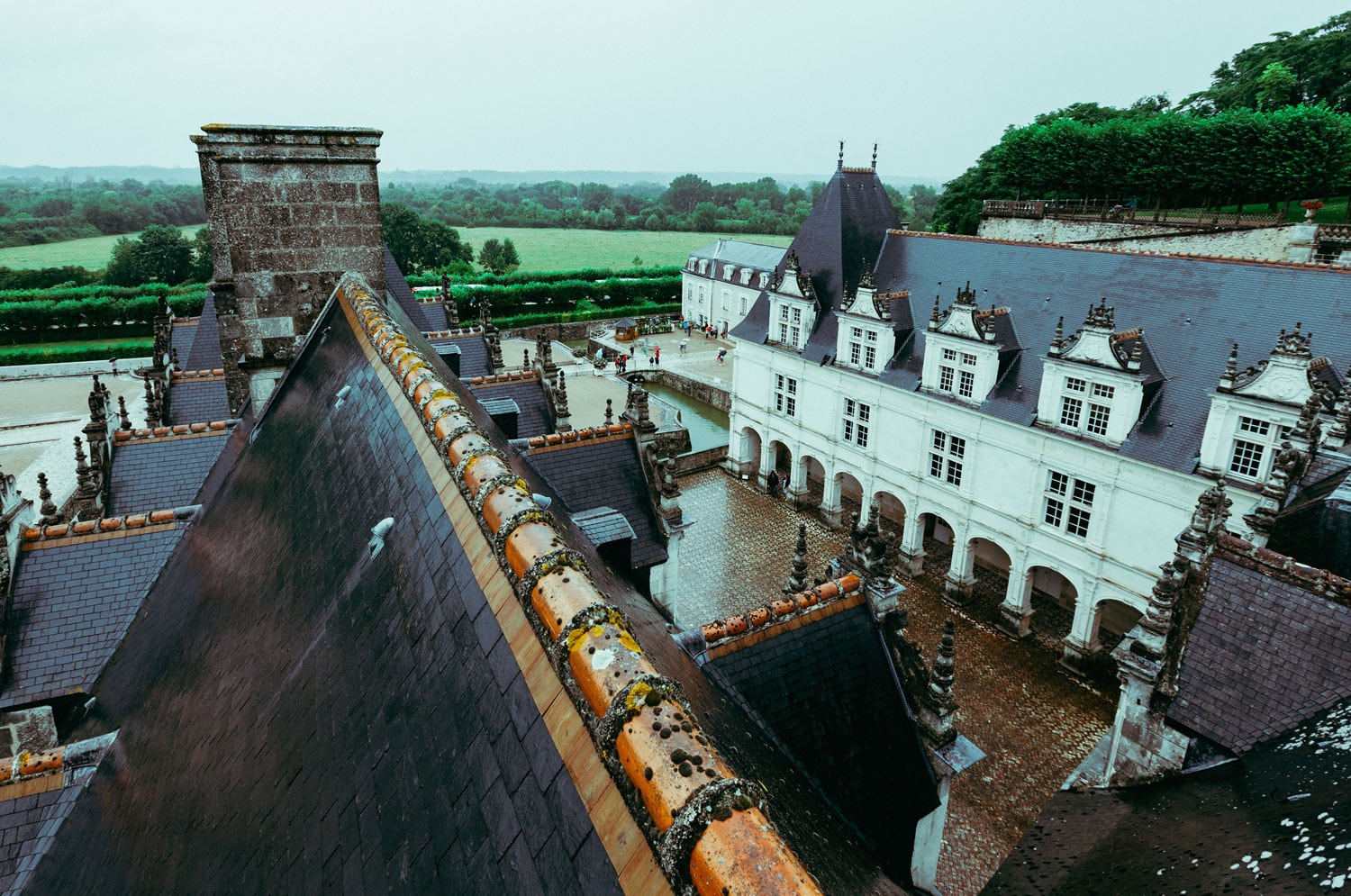 Chateau de Villandry in France Turret View