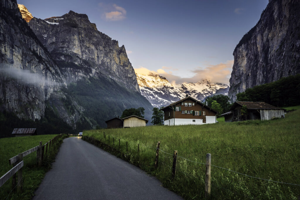 Mountain Valley in Switzerland Presetpro.com