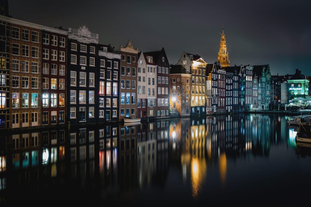 Beautiful Amsterdam at Night