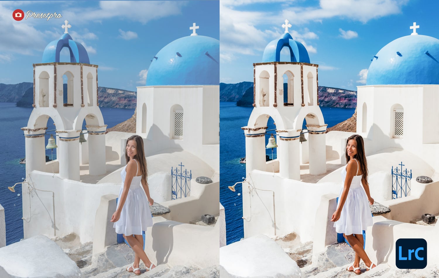 The Ultimate FREE Lightroom Preset Collection Santorini