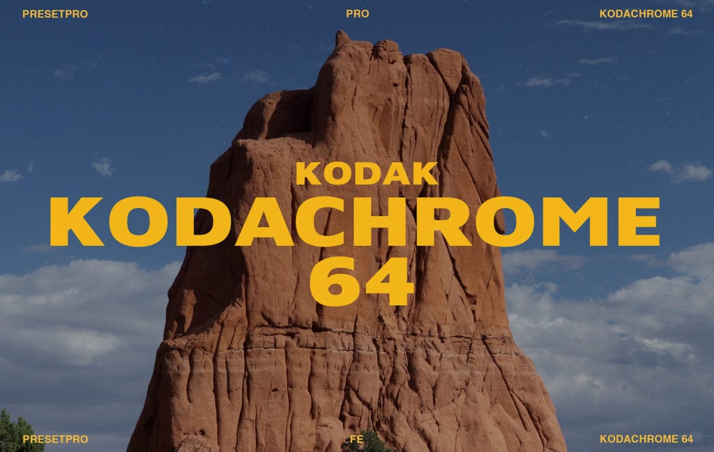 Kodak Kodachrome 64 Film Emulation Lightroom Preset