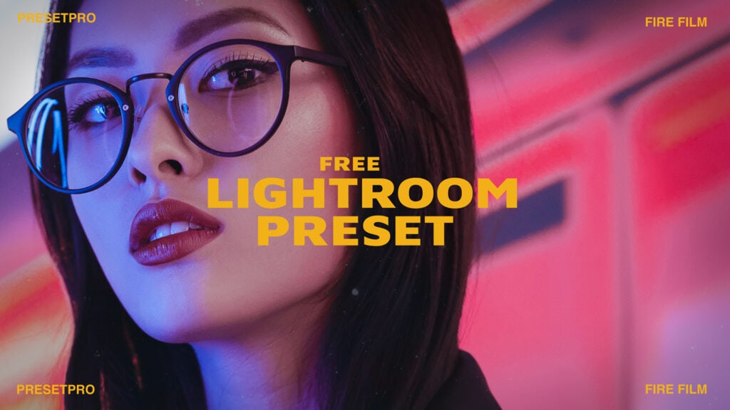 Free Lightroom Preset Fire Film Cover Presetpro.com