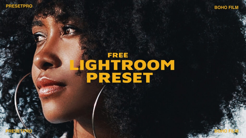 Free Lightroom Preset Boho Film Video Presetpro.com