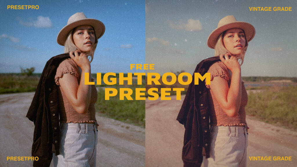 Free Lightroom Preset Vintage Grade Video Presetpro.com