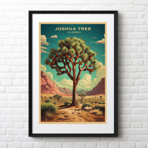 Joshua Tree California Printable Wall Art Poster