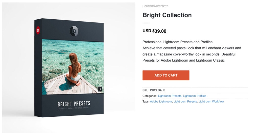 Light and Airy Lightroom Presets Bright Presets and Profiles