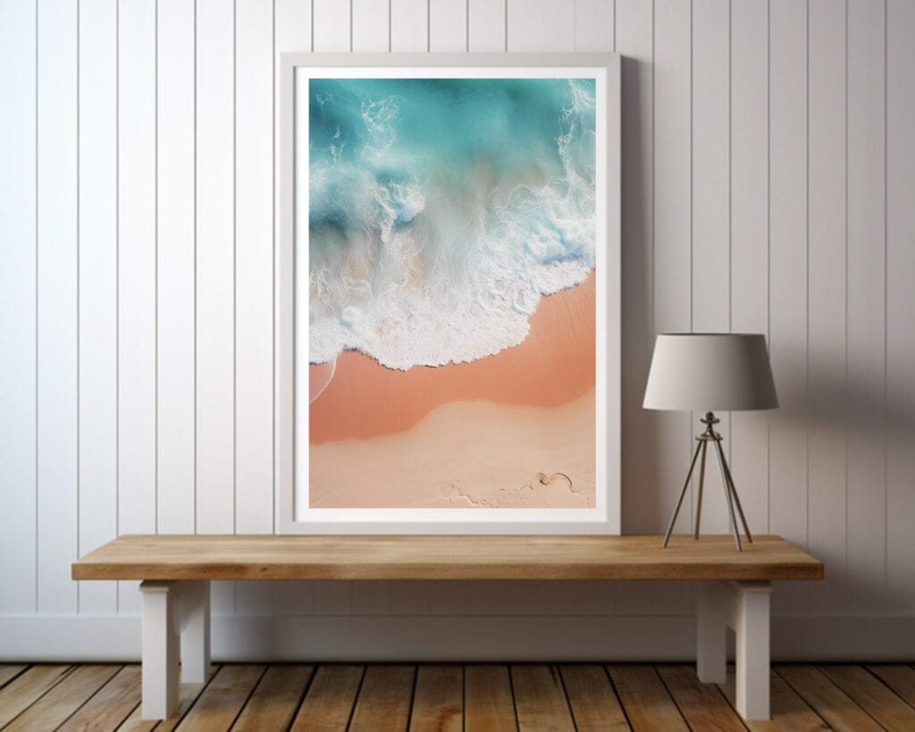 Ocean Surf Boho Wall Art Print