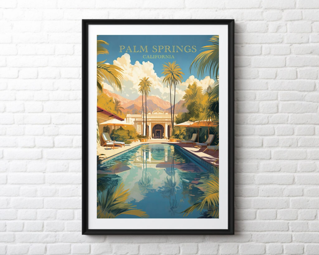 Palm Springs California Wall Art Print