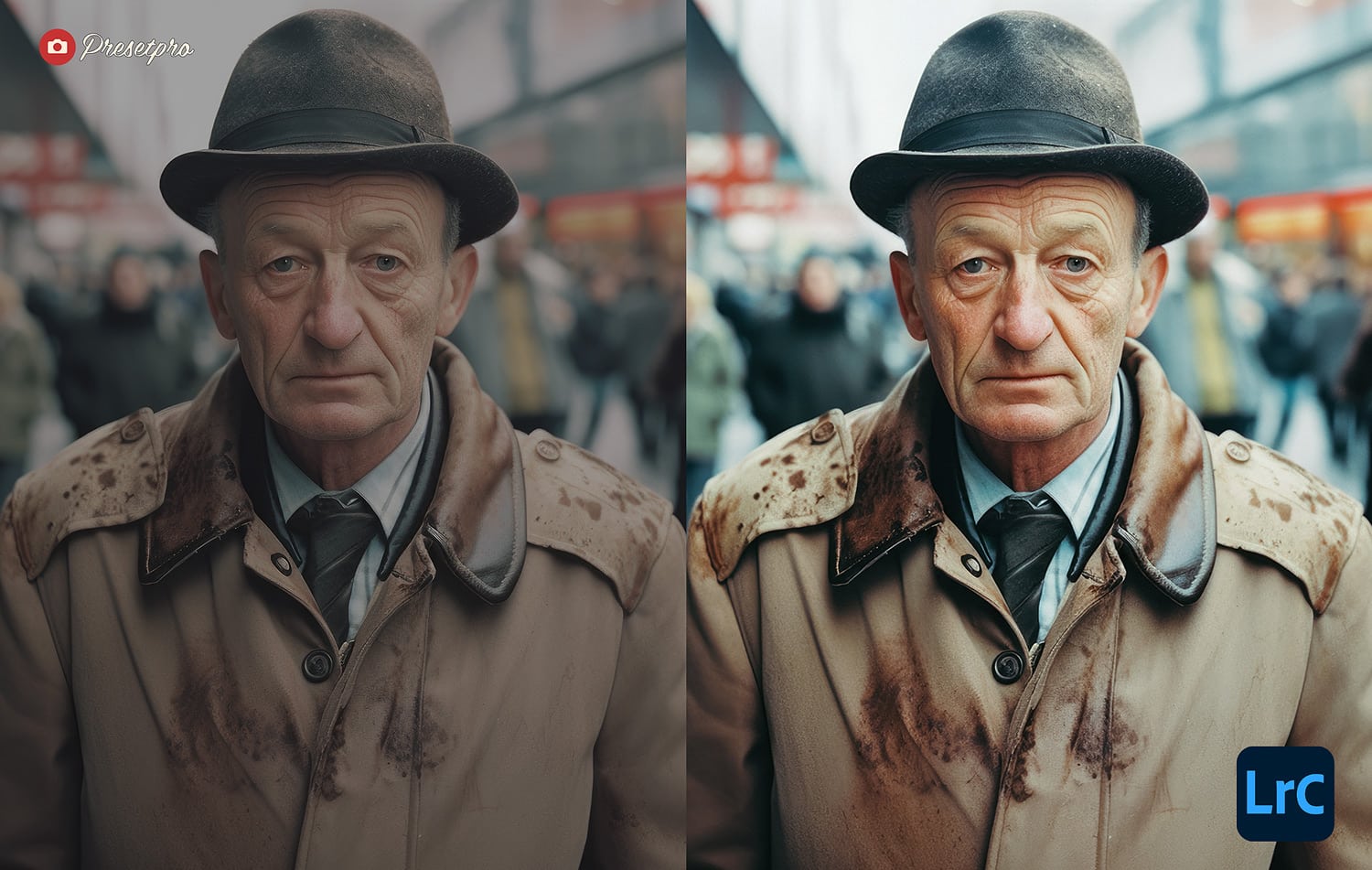 Free Lightroom Preset Fuji Film Before and After Presetpro.com