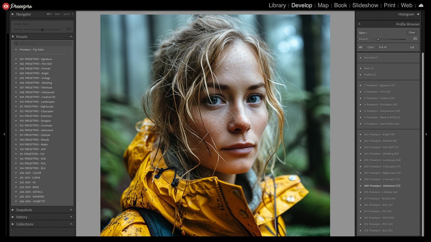 Free Lightroom Preset “Fuji Astia” Before and After Presetpr