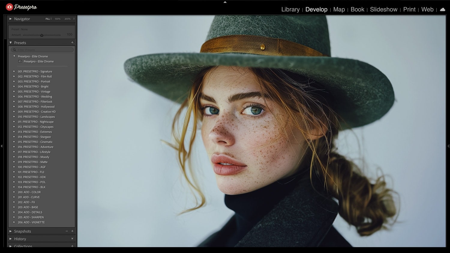 Free Lightroom Preset Elite Chrome Before After Presetpro.com