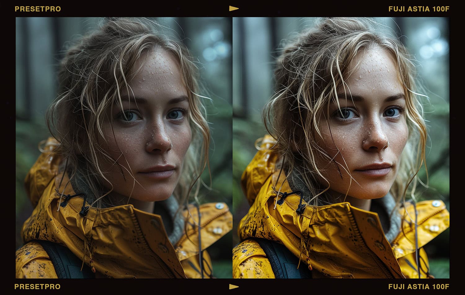Featured Lightroom Preset - Fuji Astia 100F Film Emulation before & After