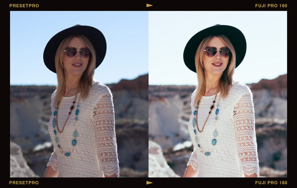 Featured Lightroom Preset Fuji Pro 160 Film Emulation