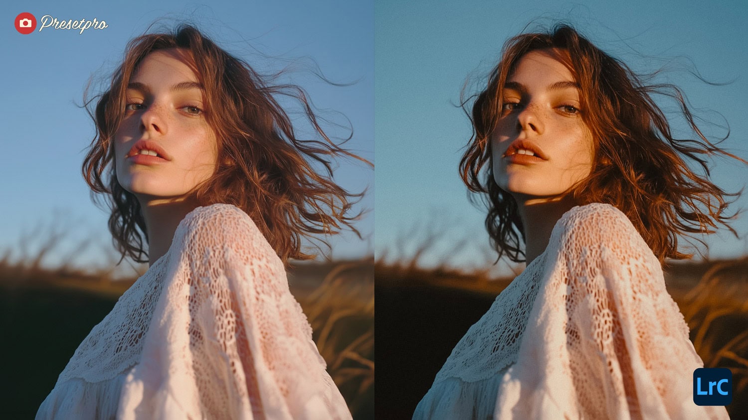Free Lightroom Preset Golden Light Before After Presetpro.com
