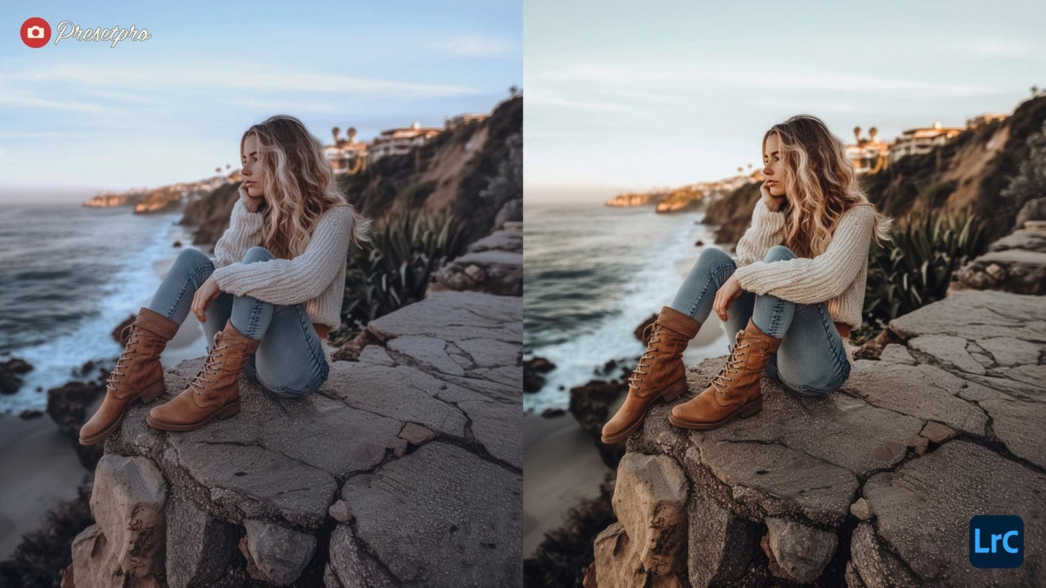 Free Lightroom Preset Coastal Film Before After Presetpro.com