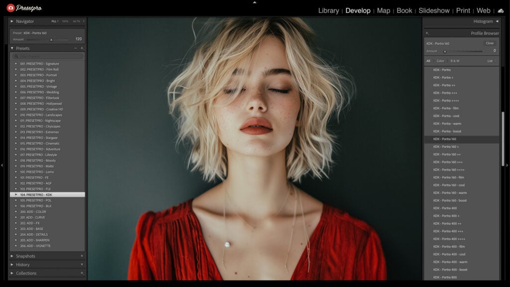 Kodak Portra 160 – Inspired Lightroom Preset